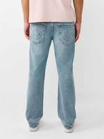 True Religion Men Blue Ricky SN Straight Fit Jeans