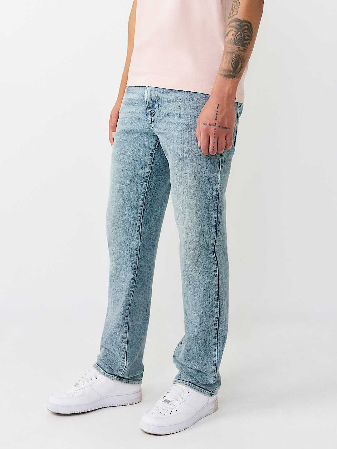 Men blue ricky sn straight fit jeans