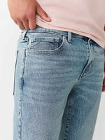 True Religion Men Blue Ricky SN Straight Fit Jeans
