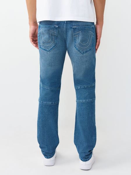 True Religion Men Blue Solid Skinny Fit Stretchable SN Rocco Jeans