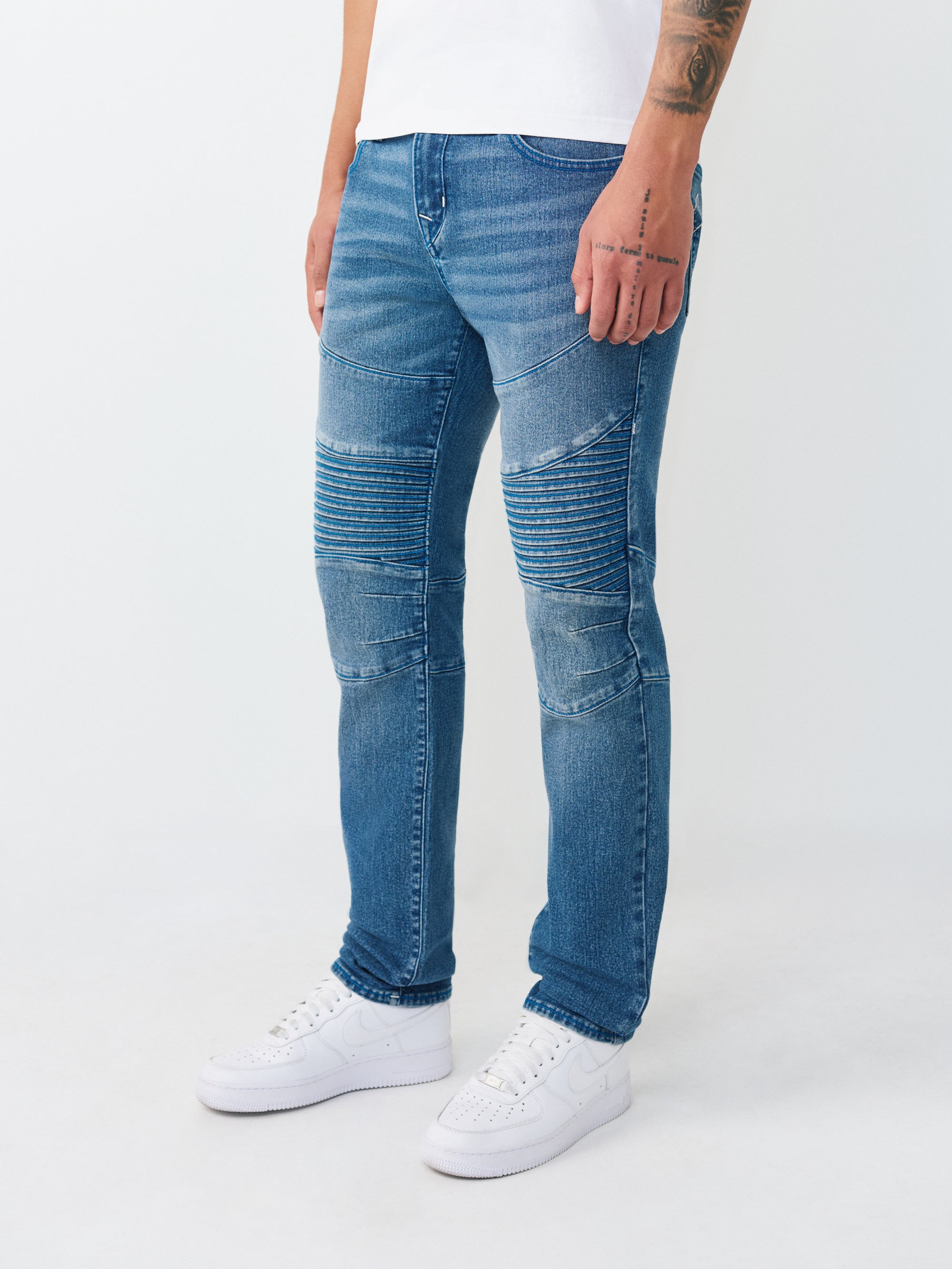 Men blue rocco sn stone wash jeans