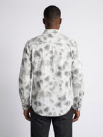 True Religion Men White Tie-Dye Regular Fit Shirt