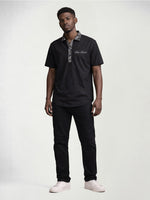 True Religion Men Black Solid Regular Fit Shirt