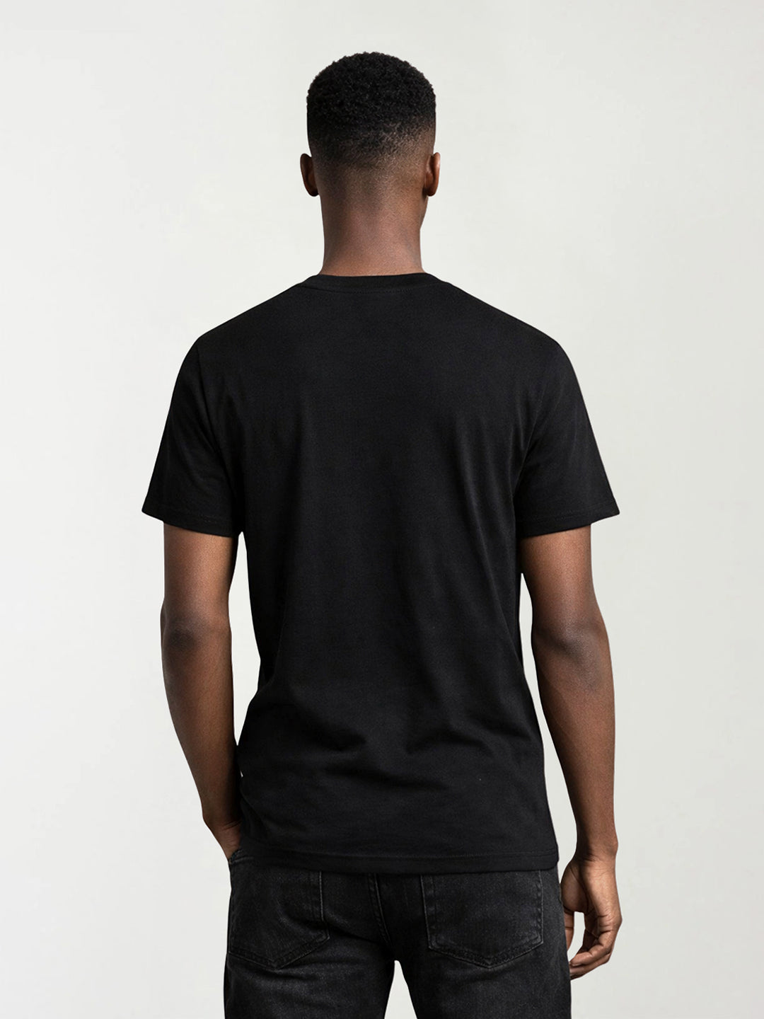 True Religion Men Black Printed Regular Fit T-Shirt