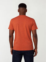 True Religion Men Orange Printed Regular Fit T-Shirt