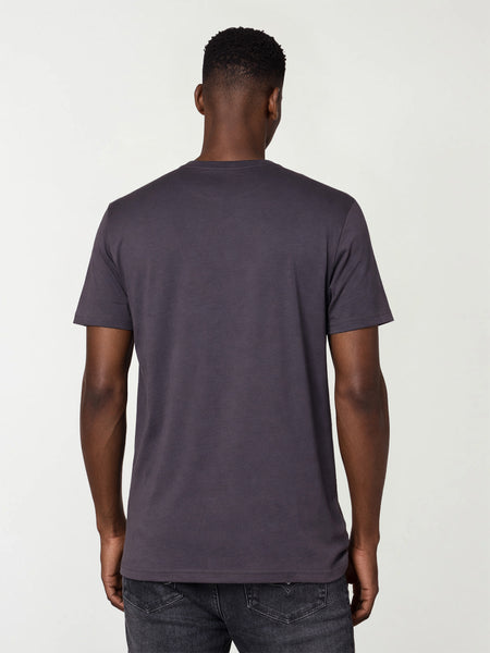 True Religion Men Grey Printed Regular Fit T-Shirt