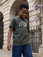 True Religion Boys Green Printed Regular Fit Pure Cotton T-Shirt