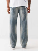 True Religion Blue Straight Fit Ricky Super T Stretchable Jeans