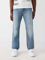 True Religion Blue Straight Fit Ricky Big T Stretchable Jeans