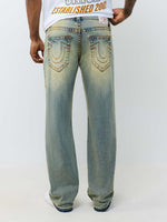 True Religion Blue Bootcut Billy Big T Stretchable Jeans