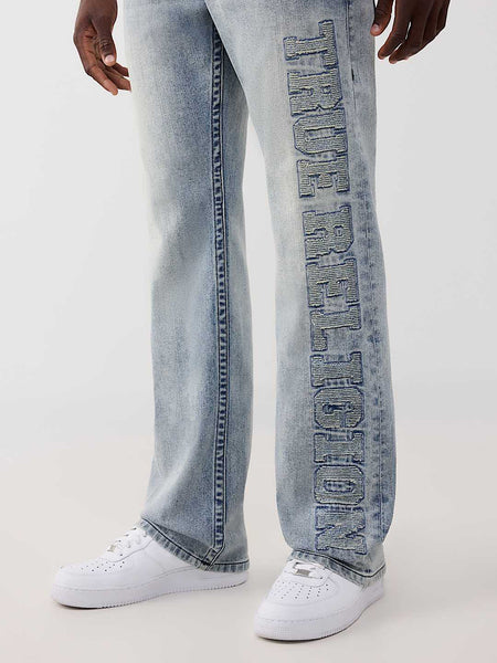 True Religion Blue SN Billy Bootcut Solid Stretchable Jeans