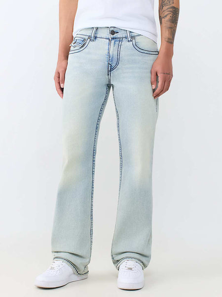 True Religion Blue Big T Billy Bootcut Solid Stretchable Jeans