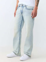 True Religion Blue Big T Billy Bootcut Solid Stretchable Jeans