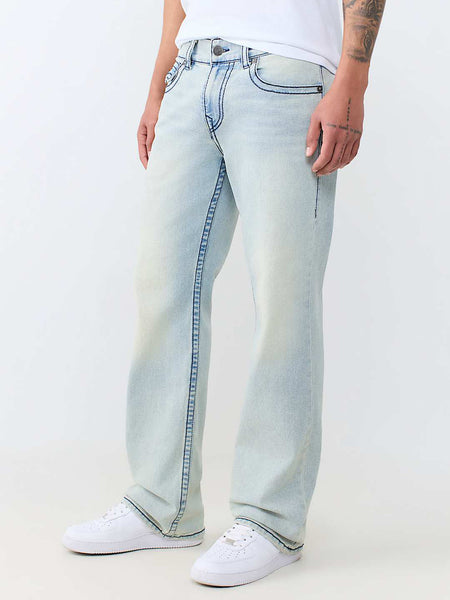 True Religion Blue Big T Billy Bootcut Solid Stretchable Jeans