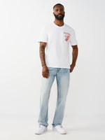 True Religion Blue Straight Fit Ricky Big T Stretchable Jeans