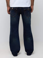 True Religion Blue Bootcut Billy Super T Stretchable Jeans