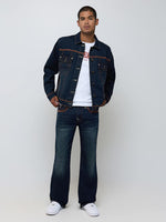 True Religion Blue Bootcut Billy Super T Stretchable Jeans