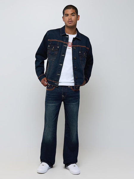 True Religion Blue Bootcut Billy Super T Stretchable Jeans