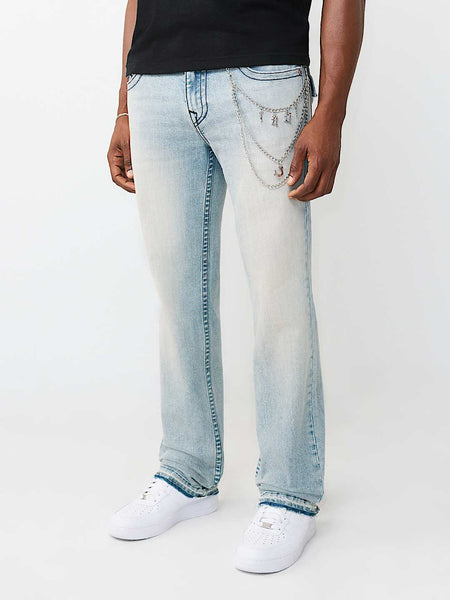 True Religion Blue Straight Fit Ricky SN Stretchable Jeans