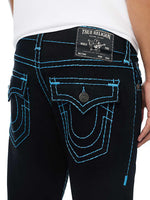 True Religion Men Ricky Suprer T Black Solid Straight Fit Jeans