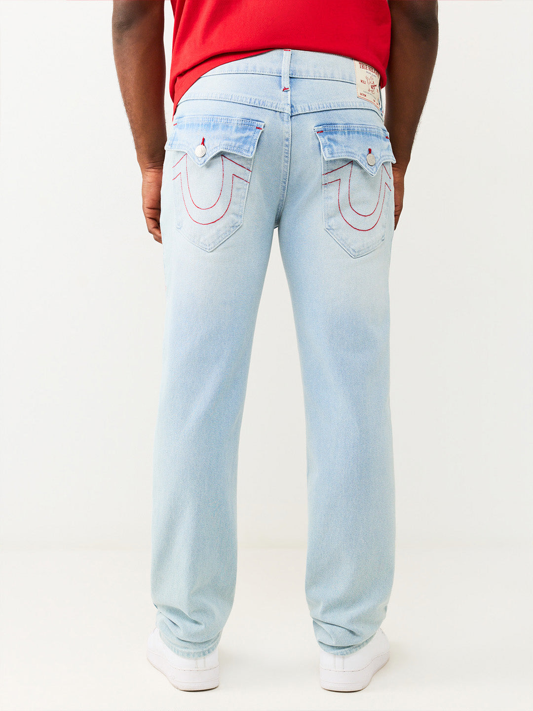 True Religion Blue Slim Fit Geno Embroidered Stretchable Jeans