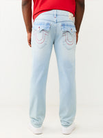 True Religion Blue Slim Fit Geno Embroidered Stretchable Jeans