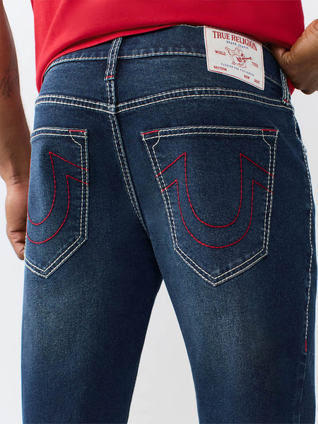 True Religion Blue Slim Fit Geno Big T Stretchable Jeans