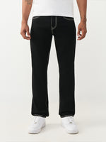 True Religion Black Slim Fit Geno Big T Stretchable Jeans