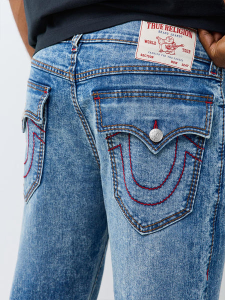 True Religion Blue Slim Fit Geno Big T Stretchable Jeans