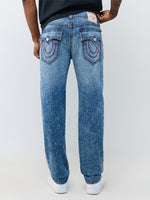 True Religion Blue Slim Fit Geno Big T Stretchable Jeans
