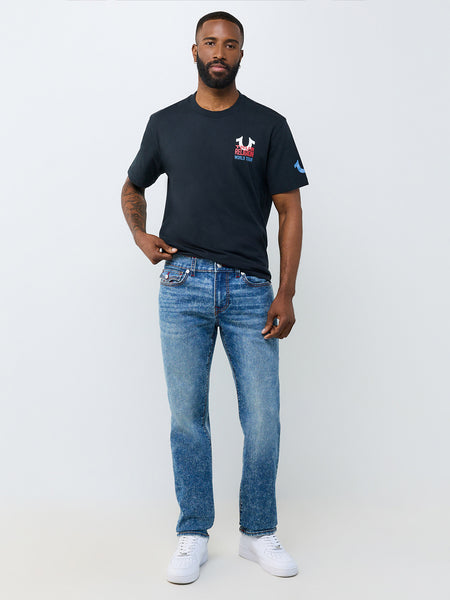 True Religion Blue Slim Fit Geno Big T Stretchable Jeans