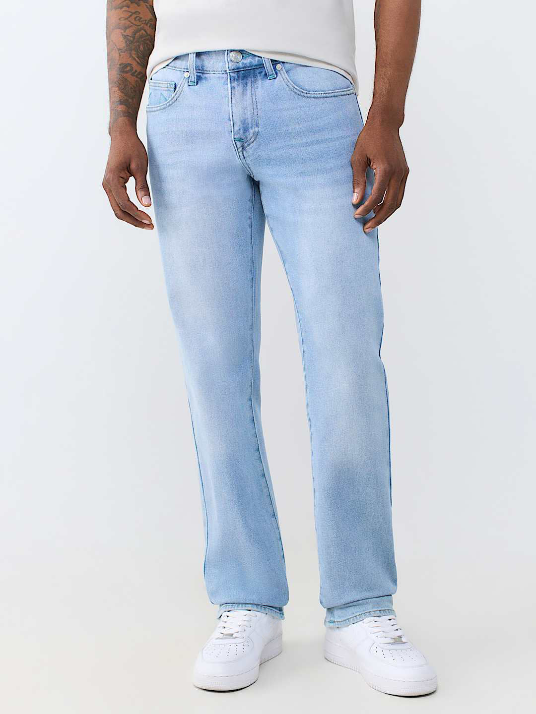 True Religion Blue Straight Fit Ricky SN Stretchable Jeans