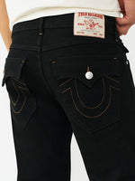 True Religion Black Straight Fit Ricky SN Stretchable Jeans