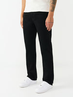 True Religion Black Straight Fit Ricky SN Stretchable Jeans
