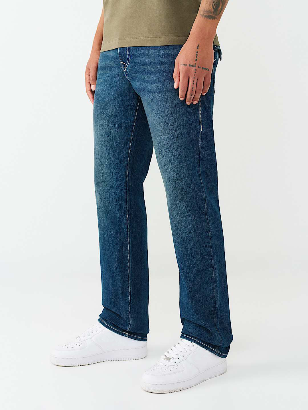 True Religion Blue Straight Fit Ricky SN Stretchable Jeans
