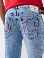 True Religion Blue Straight Fit Ricky Big T Stretchable Jeans