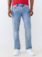 True Religion Blue Straight Fit Ricky Big T Stretchable Jeans
