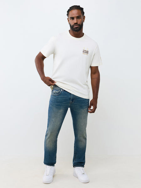 True Religion Blue Slim Fit Rocco Big T Stretchable Jeans