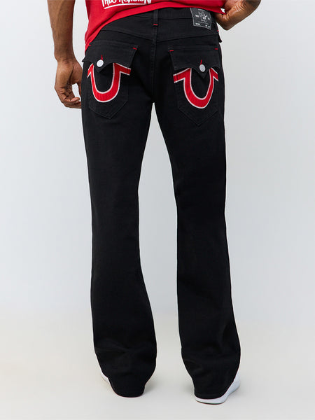 True Religion Black Bootcut Billy SN Stretchable Jeans