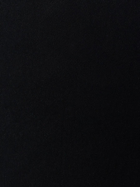True Religion Men Ricky SN Black Solid Straight Fit Jeans