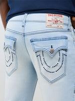 True Religion Blue Geno Studded SN Stretchable Slim Fit Jeans