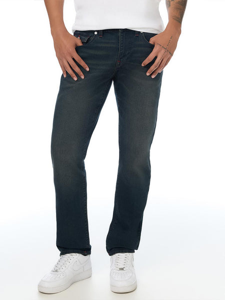 True Religion Blue Geno Applique SN Stretchable Slim Fit Jeans