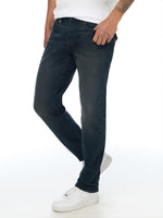 True Religion Blue Geno Applique SN Stretchable Slim Fit Jeans