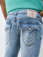 True Religion Blue Ricky Big T Stretchable Straight Fit Jeans
