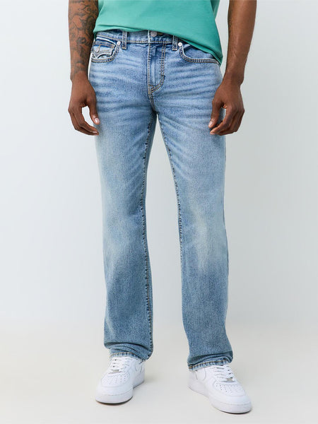 True Religion Blue Ricky Big T Stretchable Straight Fit Jeans