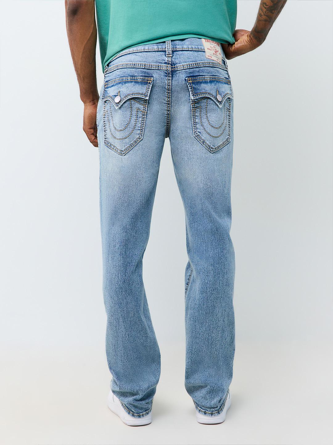 True Religion Blue Ricky Big T Stretchable Straight Fit Jeans