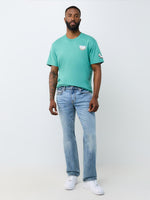 True Religion Blue Ricky Big T Stretchable Straight Fit Jeans