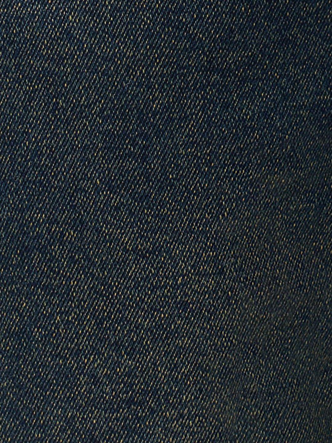 True Religion Men Ricky Big T Navy Blue Solid Straight Fit Jeans