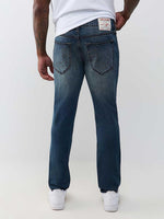 True Religion Men Rocco SN Navy Blue Solid Skinny Fit Jeans