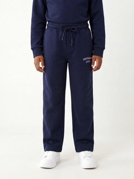 True Religion Boys Navy Blue Solid Regular Fit Sweatpant